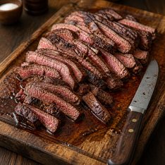 Illustration for roasted meat, grilled meat