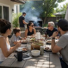 Illustration for barbecue, cookout