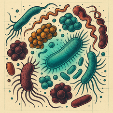 Encoding image for bacteria