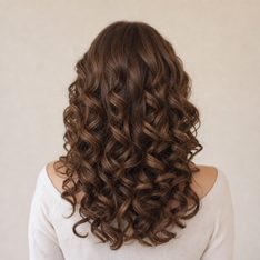 Illustration for curls, ringlets