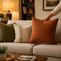 Illustration for cushion, throw pillow