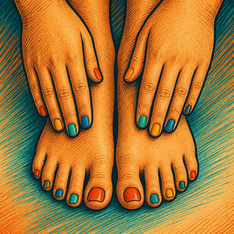 Encoding image for digit
