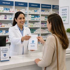 Encoding image for pharmacy + -a