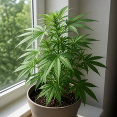 Illustration for weed, pot