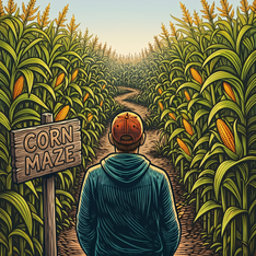 Encoding image for maze