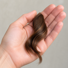 Illustration for lock of hair, strand of hair