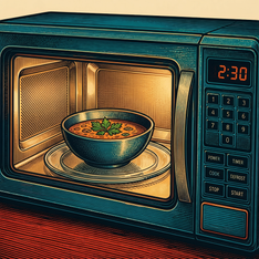 Encoding image for micro + ondas