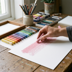 Encoding image for pastel