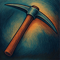 Illustration for pickaxe, pick