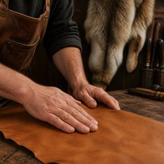 Illustration for leather, fur, hide