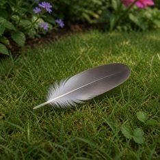 Illustration for feather, plume