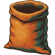 Illustration for sack, bag