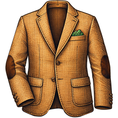 Illustration for jacket, blazer
