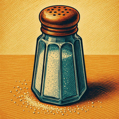 Encoding image for salt